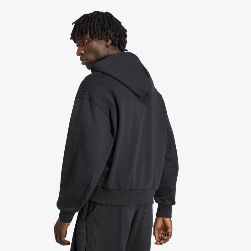 adidas Premium Essentials Cropped Full Zip Black