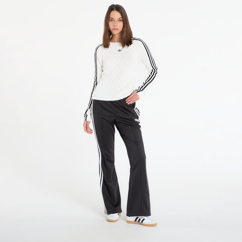 adidas Slim Solid Spike Knit Sweatshirt White