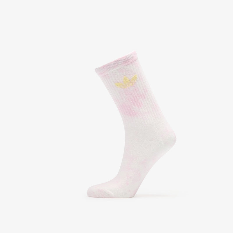 adidas Tie Dye Crew Socks 3-Pack Off White/ Wonder Beige/ Dark Brown