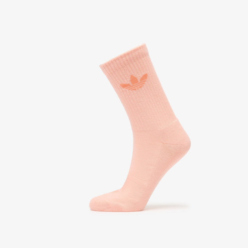 adidas Trefoil Crew Socks 10-Pack Silver Green/ Glow Pink/ Semi Flash Aqua