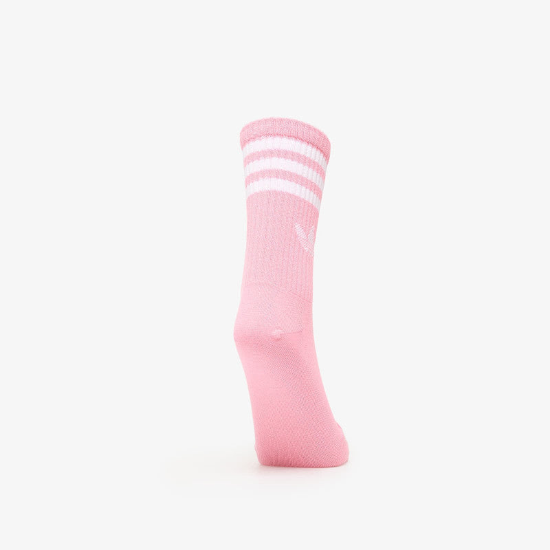 adidas 3-Stripes Crew Socks 3 Pairs Preloved Purple/ Bliss Pink/ White