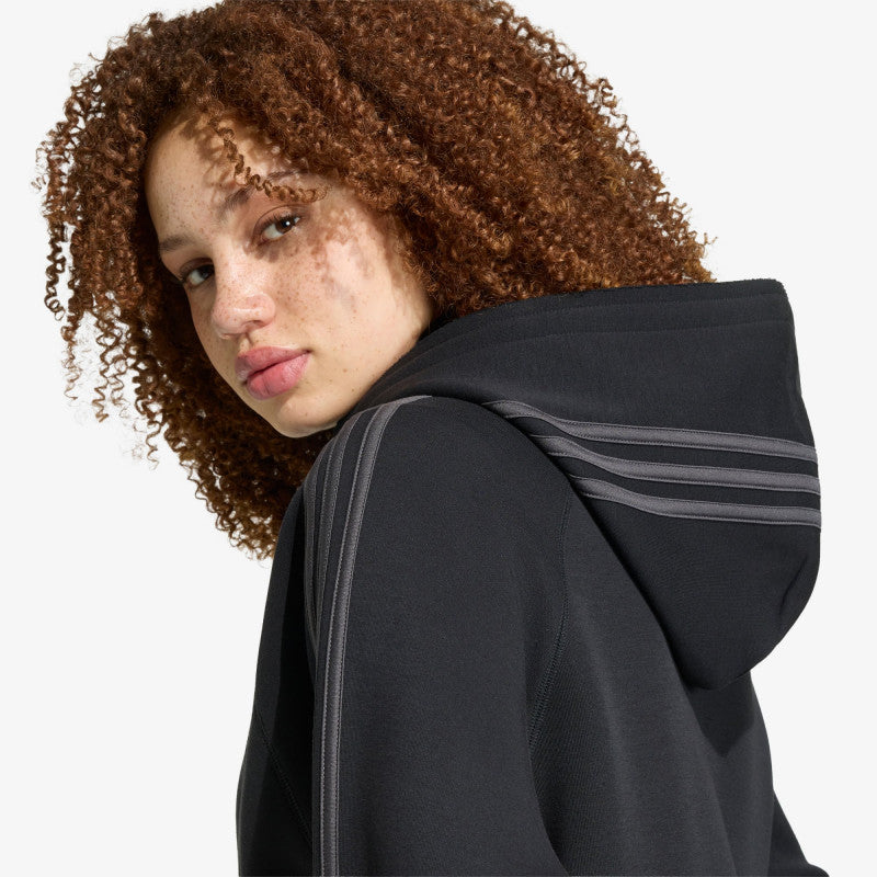 adidas SST 2.0 Cropped Hoodie Black/ Utility Black