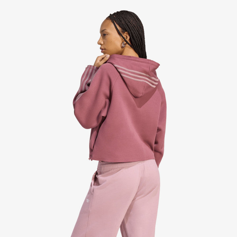 adidas SST 2.0 Cropped Hoody Quiet Crimson/ Wonder Oxide