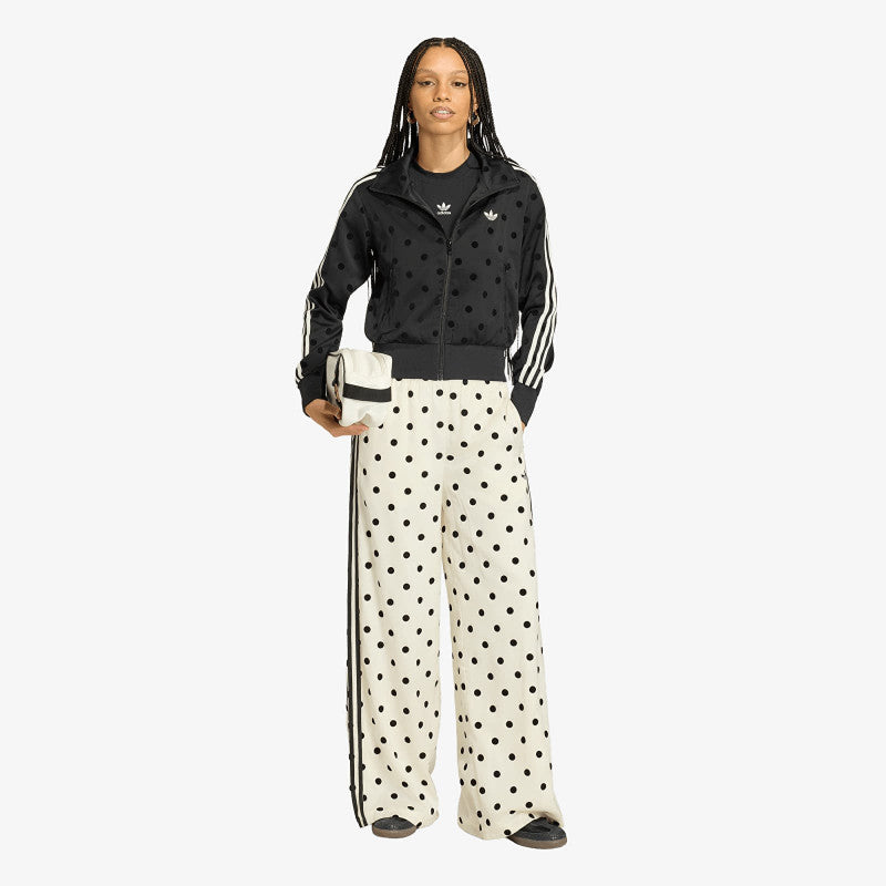 adidas Satin Polka Dots Tt Track Top Black