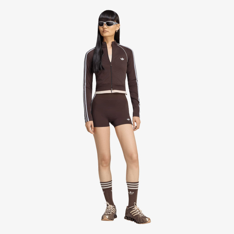 adidas Essentials 3 Stripes Seamless Tracktop Aurora Coffee
