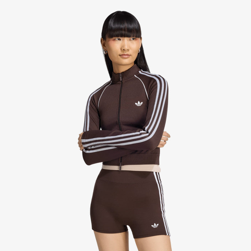 adidas Essentials 3 Stripes Seamless Tracktop Aurora Coffee