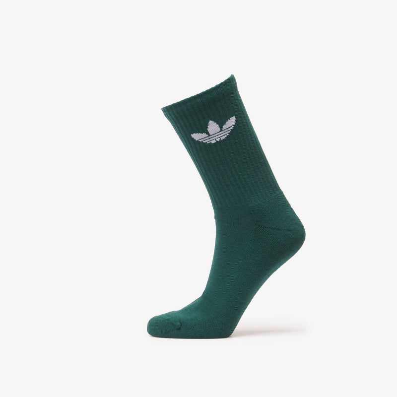 adidas Trefoil Crew Sock Cushion 6-Pack Night Indigo/ Collegiate Green/ Maroon