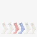 adidas Trefoil Crew Sock Cushion 6-Pack Chalk Blue