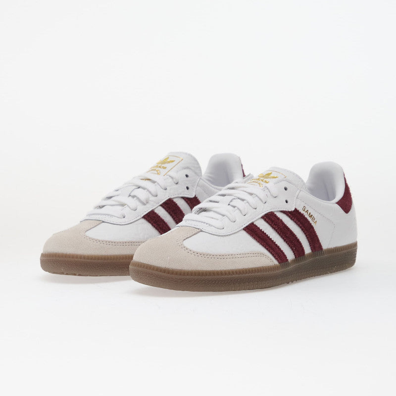 adidas Samba OG Ftwr White/ Maroon/ Gum5 41