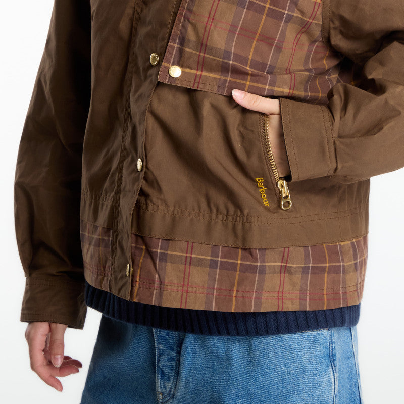 Barbour Truro Casual Jacket Bark/ Muted/ Mixed Tartan
