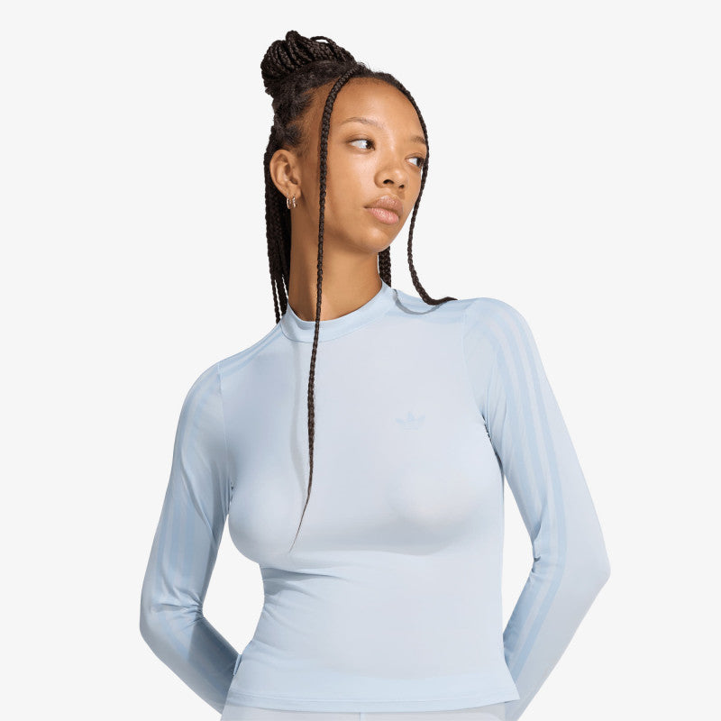 adidas Adiluna Season 2 x Jennie Sheer Long Sleeve Tee Wonder Blue