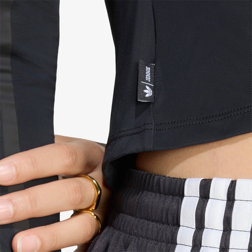 adidas Adiluna Season 2 x Jennie Sheer Long Sleeve Tee Black