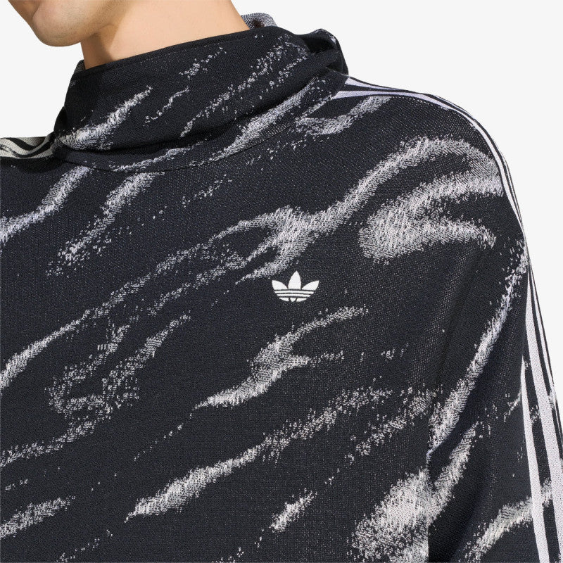adidas Adilenium 6 Knitted Hoodie Black/ Grey Three