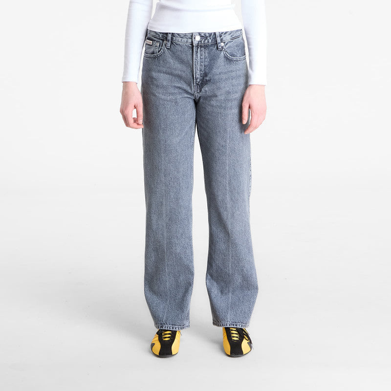 Jeansy Calvin Klein Jeans 90S Straight As Jeans Gray