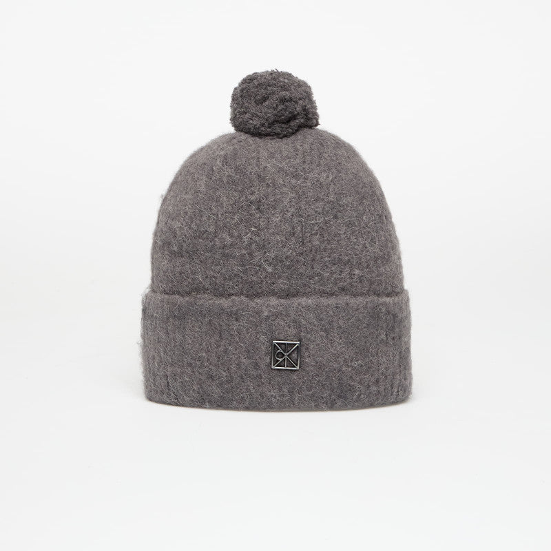 Calvin Klein Emblem Brushed Pompo Hat Grey