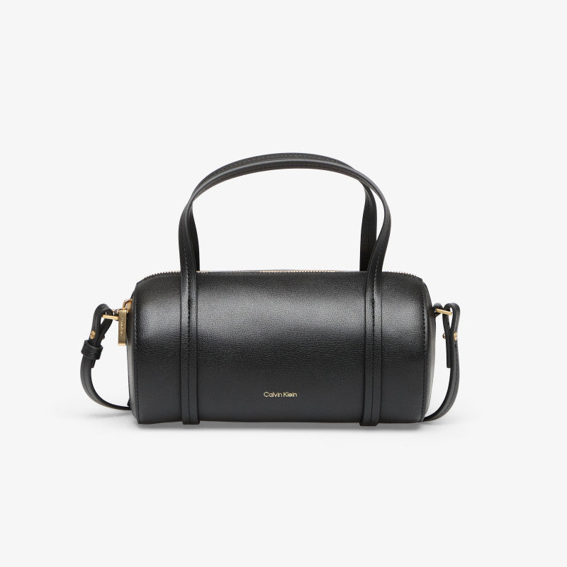 Calvin Klein Foil Logo Small Duffle Bag Black/ Toasted Coconut