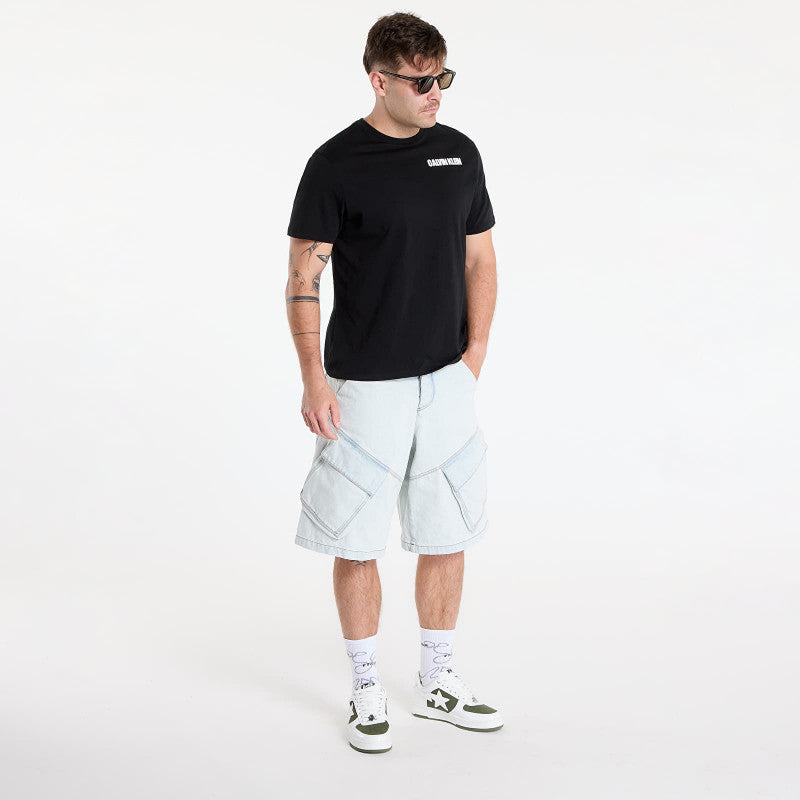 Calvin Klein Jeans Ss 20S Calvin Line 3 Tee Black