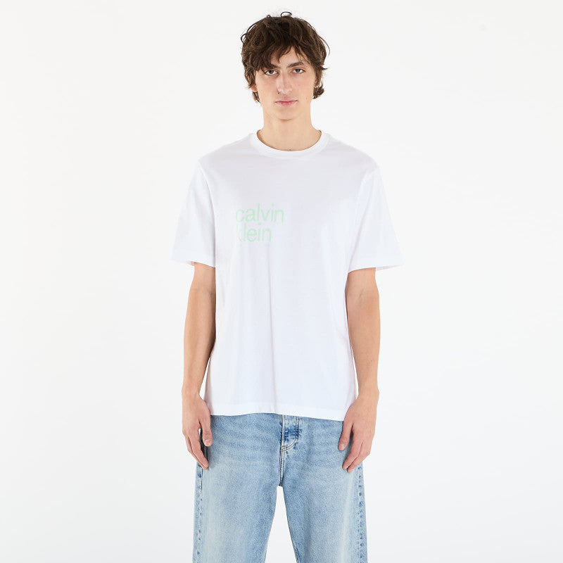 Calvin Klein Jeans Ss 20S Io Ck Graphic Tee White