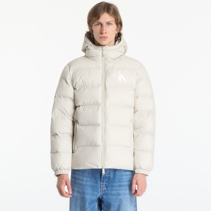 puchowa Calvin Klein Jeans Ls Ltwt Nyln Paded H White