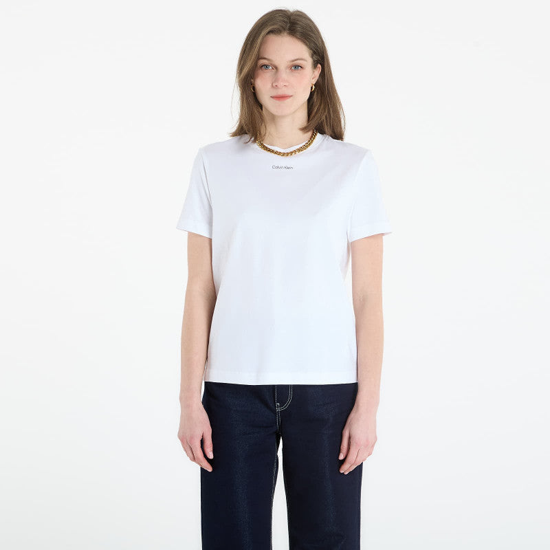 Calvin Klein Ss 20S Classic Logo Tee Bright White