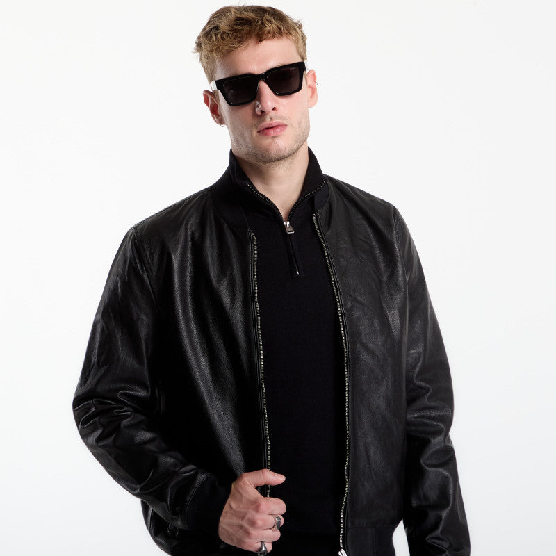AllSaints Morten Bomber Black