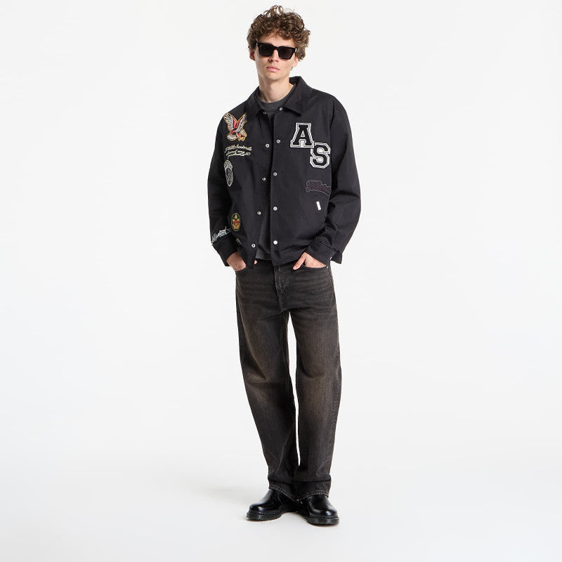AllSaints Soundman Coach Jacket Black