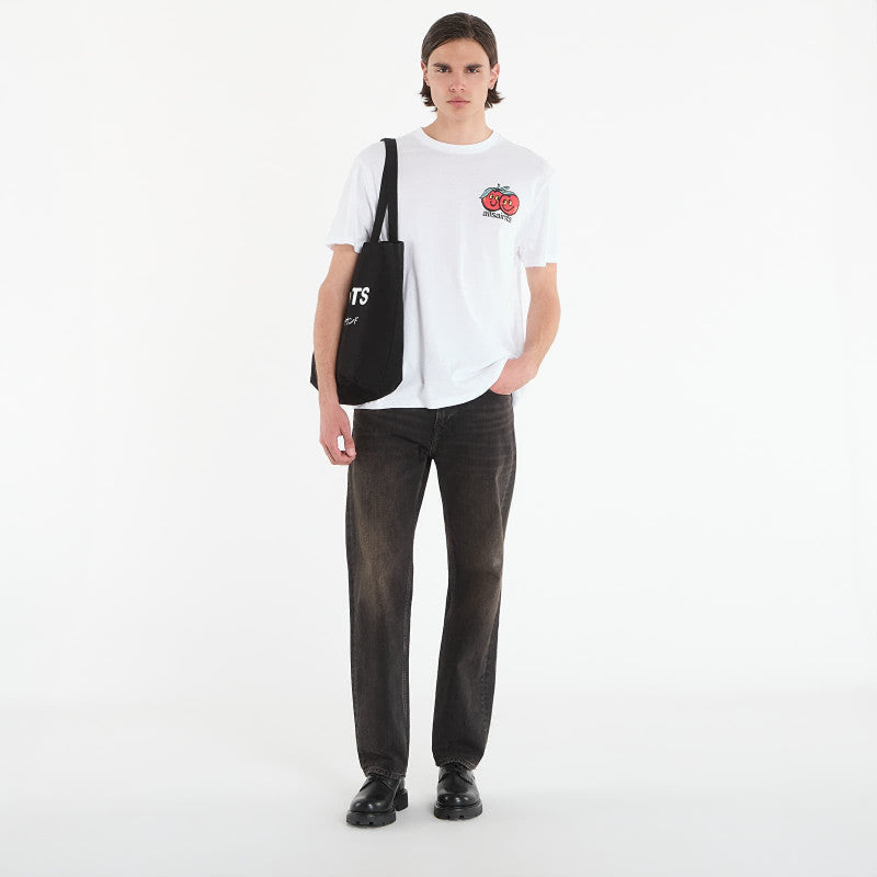 AllSaints Mutual Ss Crew T-Shirt Ashen White