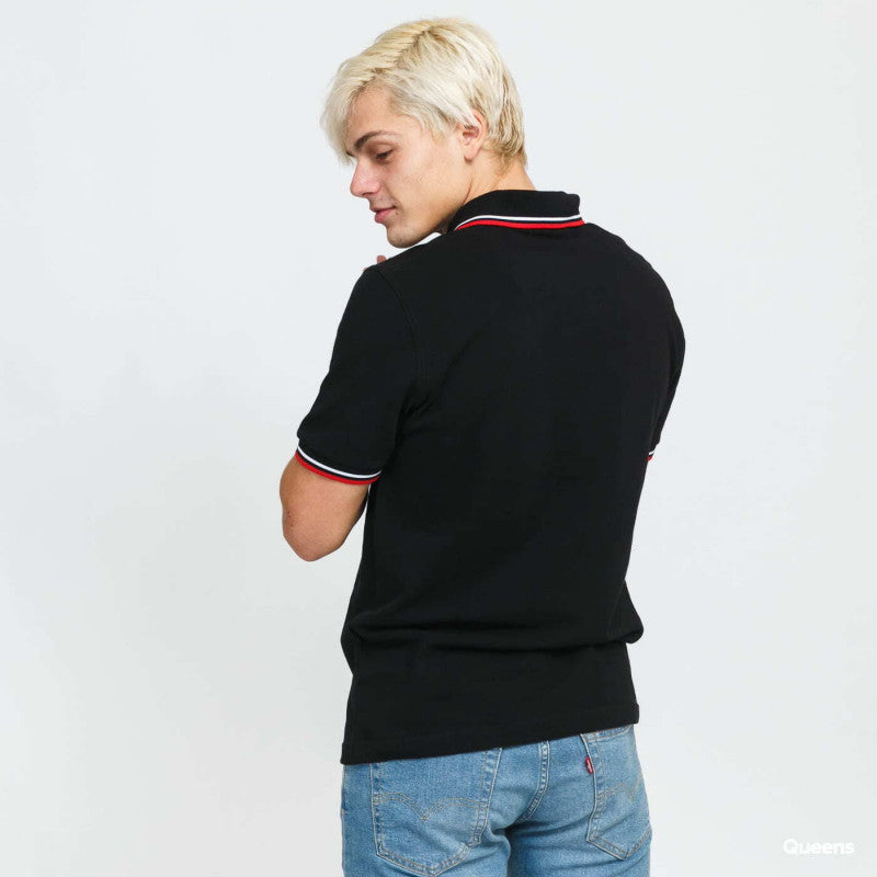 FRED PERRY Twin Tipped Fred Perry Shirt Black