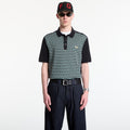 Fred Perry Geometric Polo Shirt Black