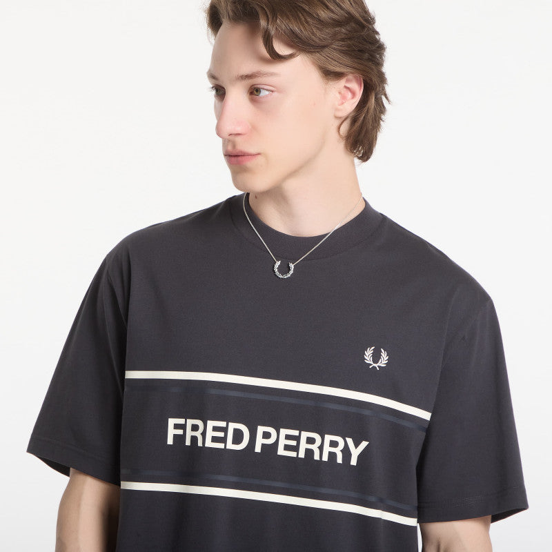 Fred Perry Fred Perry Graphic T-Shirt Black