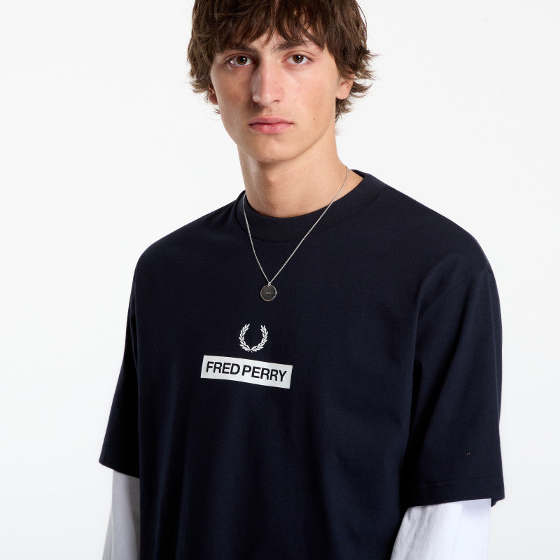 FRED PERRY Fred Perry Graphic Navy