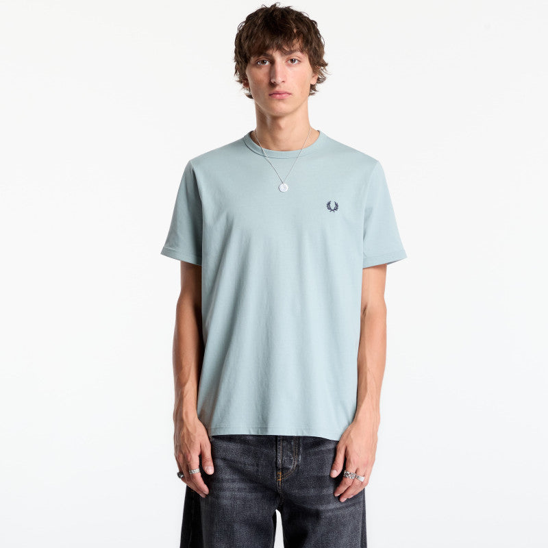FRED PERRY Ringer Silver Blue