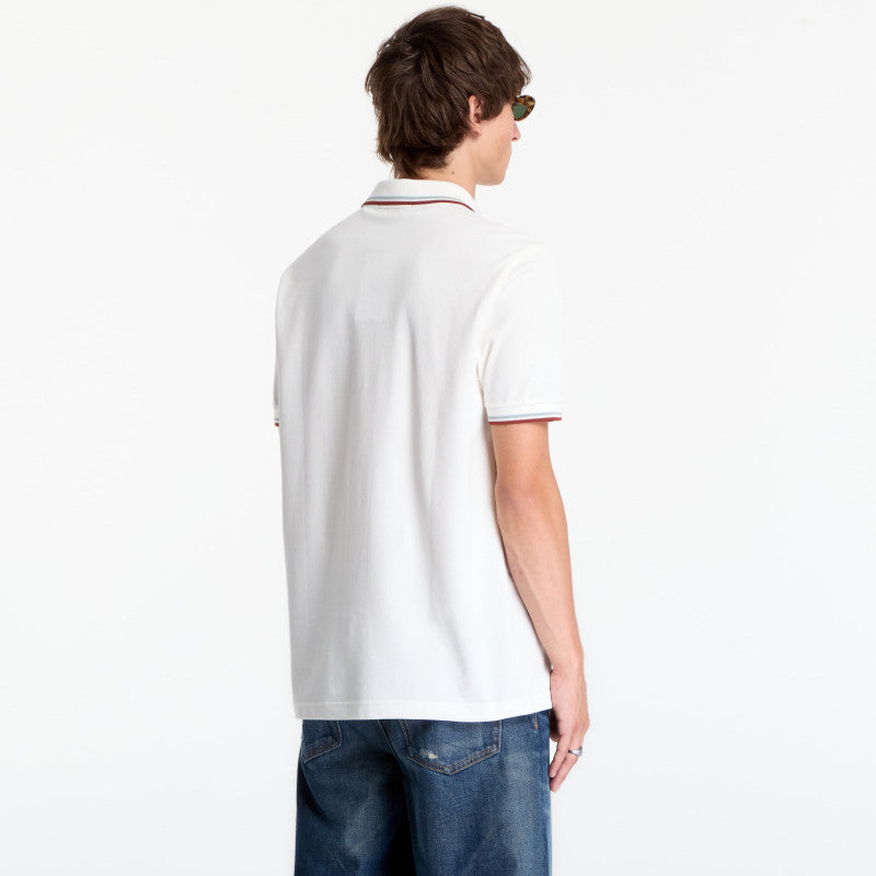 FRED PERRY Twin Tipped Fred Perry Shirt White