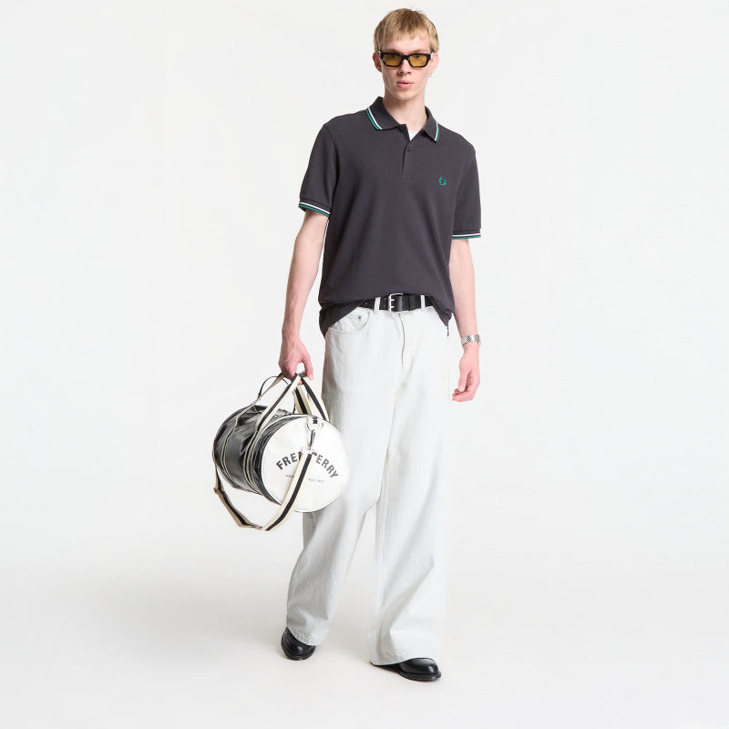 Fred Perry Twin Tipped Fred Perry Shirt Anchor Grey