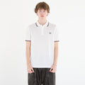 FRED PERRY Twin Tipped Fred Perry Shirt Snwht/ Bred/ Nvy