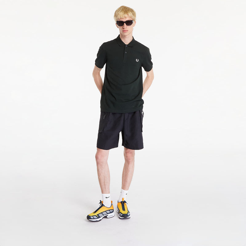 FRED PERRY The Polo Short Sleeve Tee Night Green/ Snow White