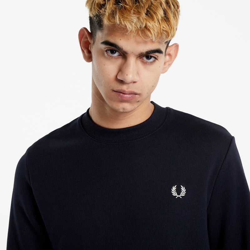 FRED PERRY Crewneck Sweatshirt Navy