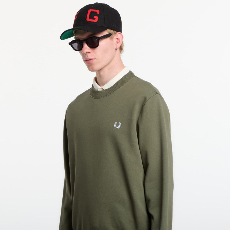 Fred Perry Crew Neck Sweatshirt Green