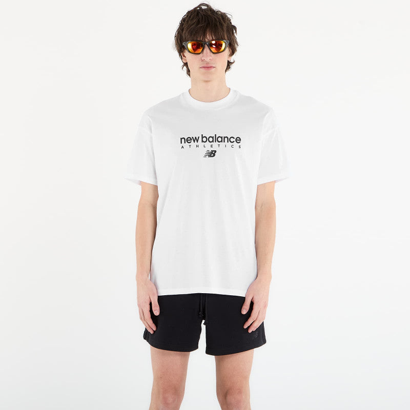New Balance Linear Graphic T-Shirt White