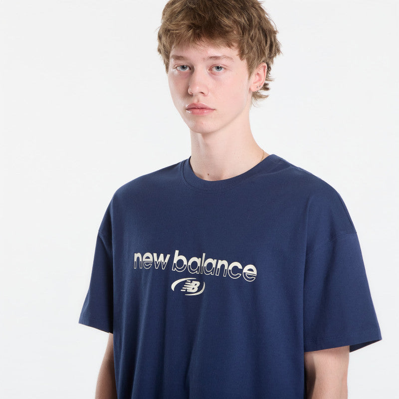 New Balance Trackside T-Shirt Nb Navy
