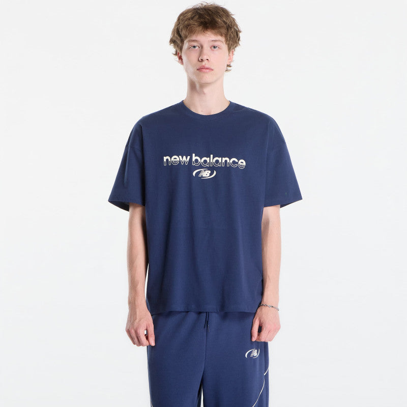 New Balance Trackside T-Shirt Nb Navy
