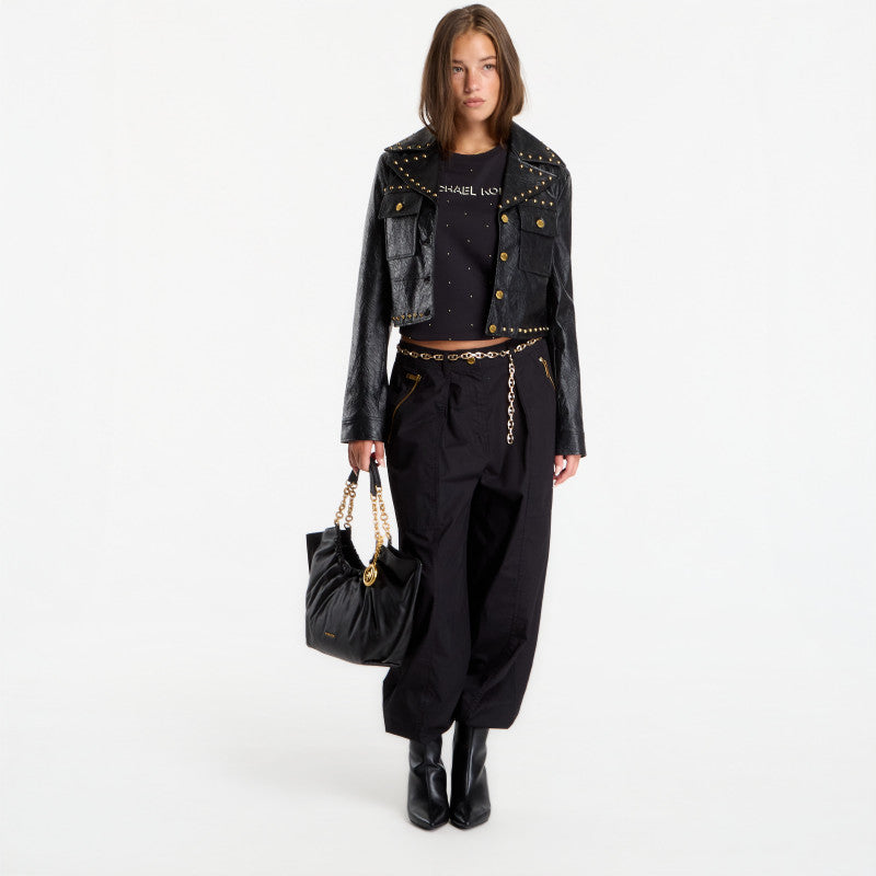 Michael Kors Classic Mk Stud Tee Black