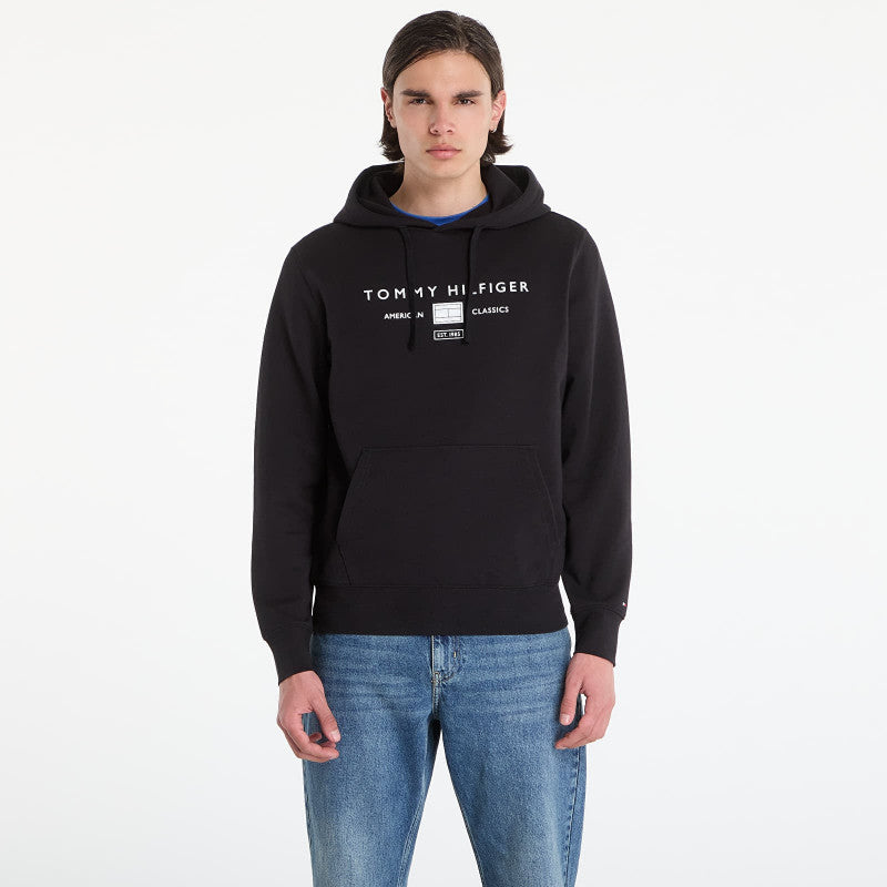 Tommy Hilfiger Brand Love Tr Mono Stack Hoody Black