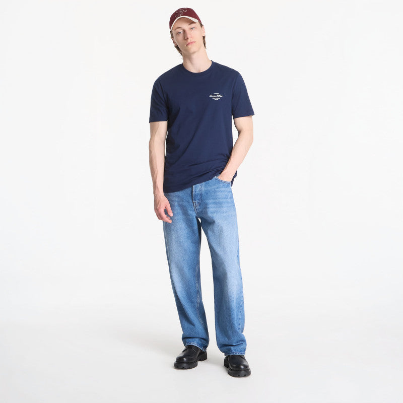 Tommy Hilfiger Nautical Back Photo Regular Tee Carbon Navy