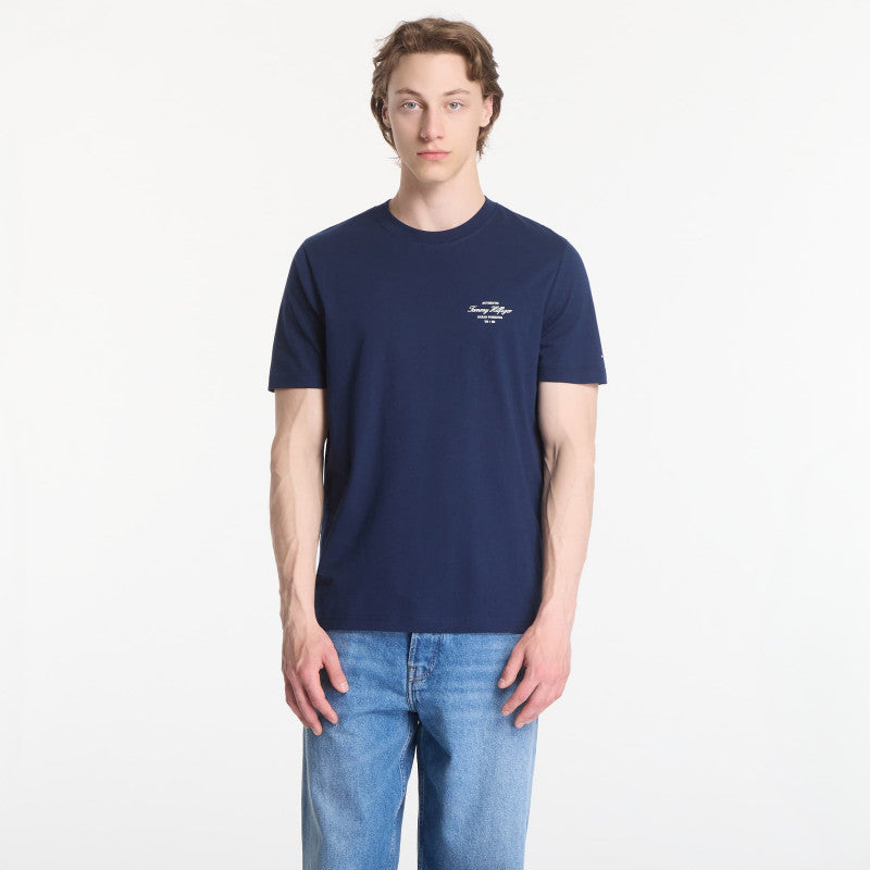 Tommy Hilfiger Nautical Back Photo Regular Tee Carbon Navy