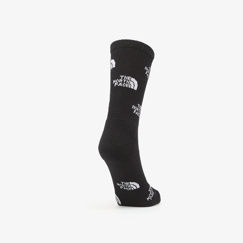 The North Face Everyday Crew Sock Logo 2-Pack TNF Black/ TNF White/ Outlet C