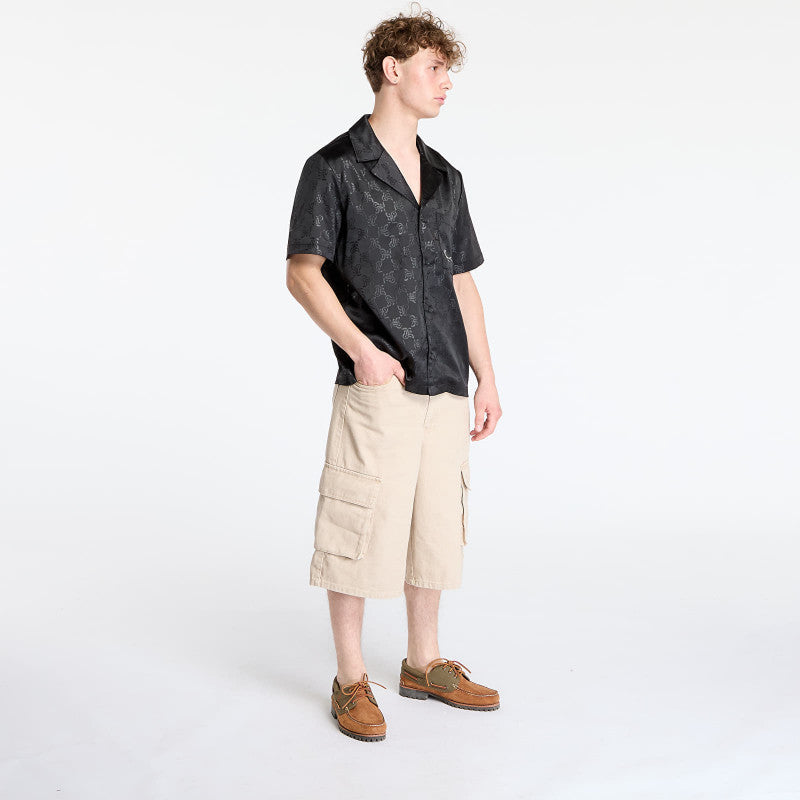Karl Kani Og Baggy Twill Shorts Beige