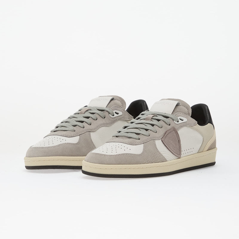 Philippe Model Pgal Low Man Veau Daim/ Blanc Noir
