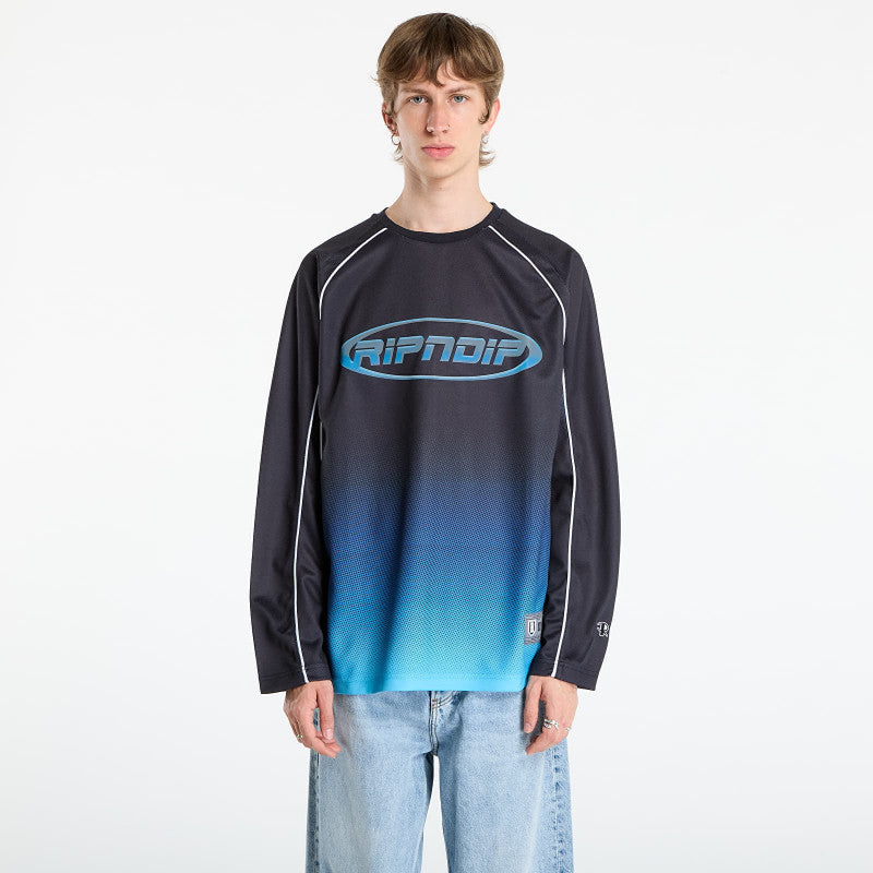 RIPNDIP Surround Sound Hockey Jersey Black/ Blue