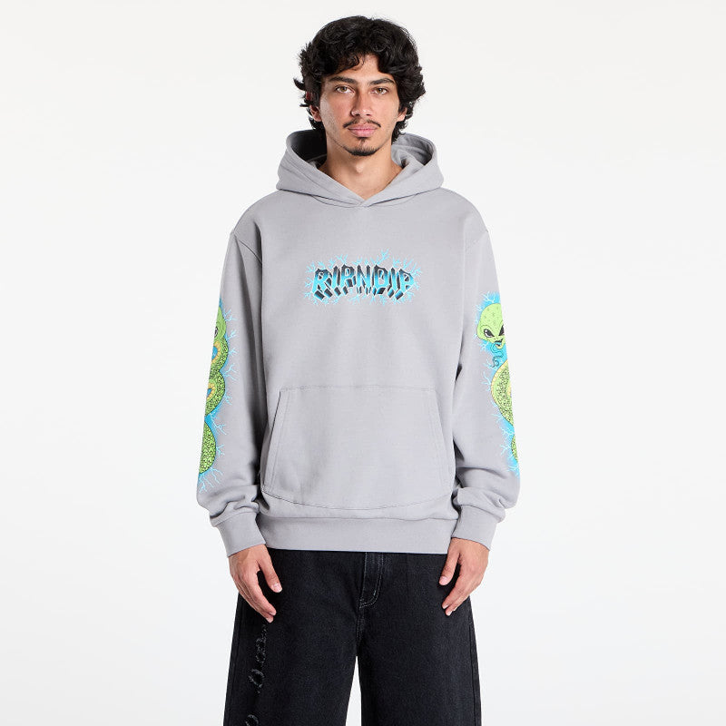RIPNDIP Skull And Bones Hoodie Charcoal